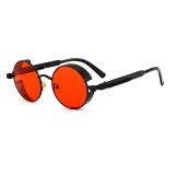 Lentes De Sol Steampunk Redondos - Summer Blue VE