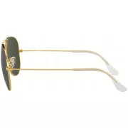 Ray-Ban Aviator Large Metal II RB3025-N L2823, Lentes de sol Aviador en Metal Dorado con verde XXL, Unisex.