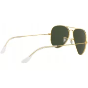 Ray-Ban Aviator Large Metal II RB3025-N L2823, Lentes de sol Aviador en Metal Dorado con verde XXL, Unisex.