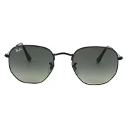 Lentes Rayban Hexagonales Rb3548N Acero Negro M Unisex