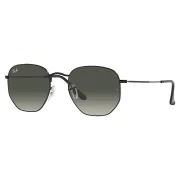 Lentes Rayban Hexagonales Rb3548N Acero Negro M Unisex