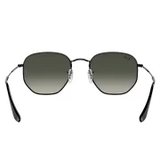 Lentes Rayban Hexagonales Rb3548N Acero Negro M Unisex