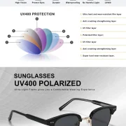 lentes summerblue eliteepoque capri 5010 cuadrada metal negro negro unisex - lentes de sol Summer Blue VE en Venezuela