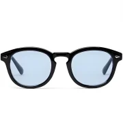 lentes summerblue eliteepoque louvre 5008 round acetato premium negro azul unisex - lentes de sol Summer Blue VE en Venezuela