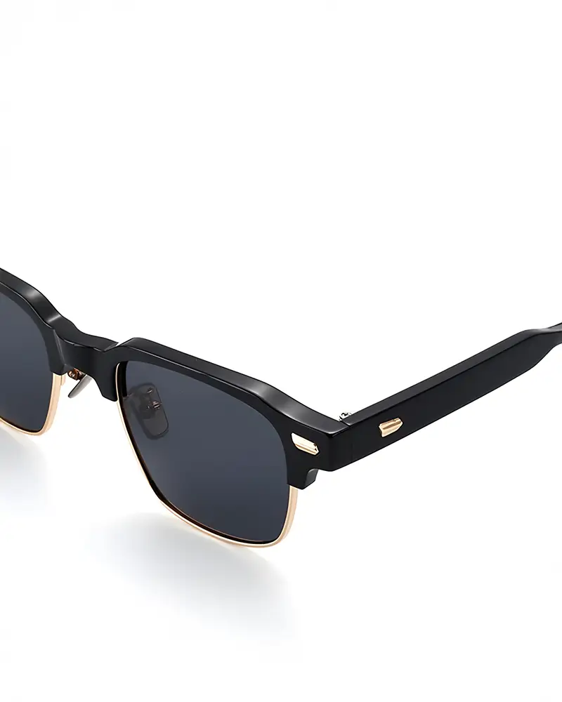 lentes summerblue eliteepoque milano 5011 rectancular metal negro negro unisex - lentes de sol Summer Blue VE en Venezuela