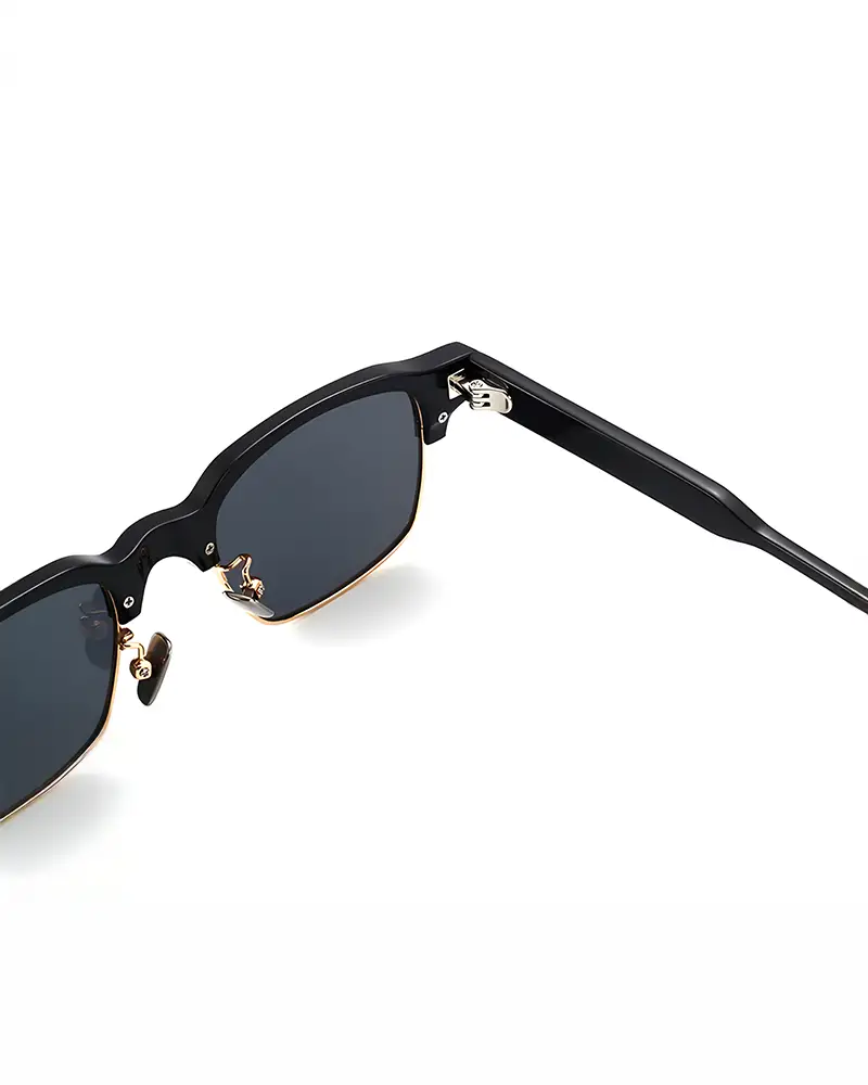 lentes summerblue eliteepoque milano 5011 rectancular metal negro negro unisex - lentes de sol Summer Blue VE en Venezuela