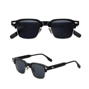 lentes summerblue eliteepoque milano 5011 rectancular metal negro negro unisex - lentes de sol Summer Blue VE en Venezuela