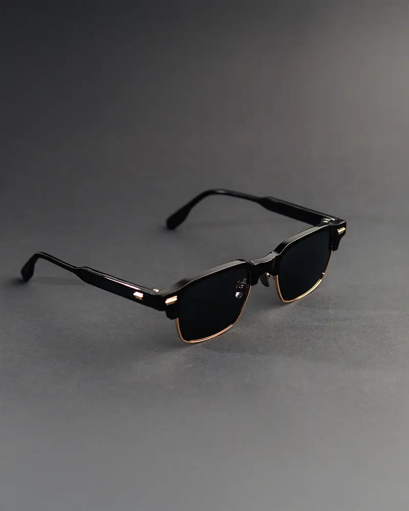 lentes summerblue eliteepoque milano 5011 rectancular metal negro negro unisex - lentes de sol Summer Blue VE en Venezuela