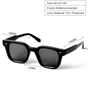 lentes summerblue eliteepoque versailes 5009 cuadrada tr90 negro negro unisex - lentes de sol Summer Blue VE en Venezuela