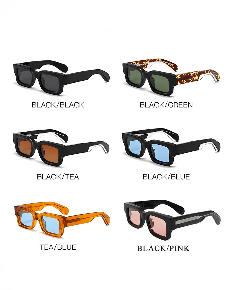 lentes summerblue eliteepoque windsor 5013 rectancular tr90 negro negro unisex - lentes de sol Summer Blue VE en Venezuela