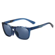 Lentes de sol Rider unisex con montura cuadrada de TR90