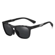 Lentes de sol Rider unisex con montura cuadrada de TR90