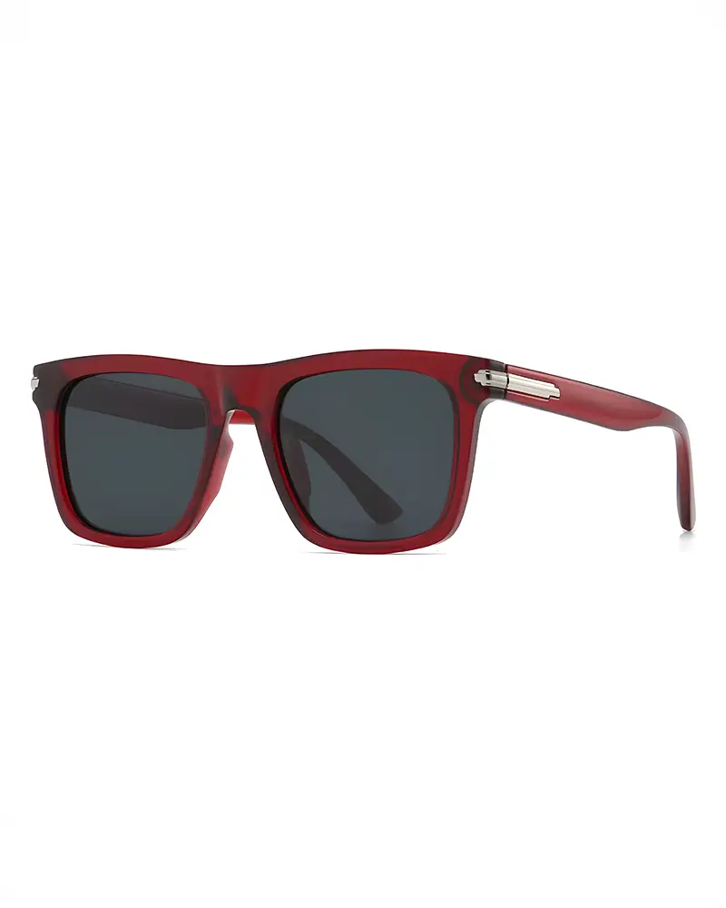 Lentes de sol Trekker unisex con montura cuadrada de TR90