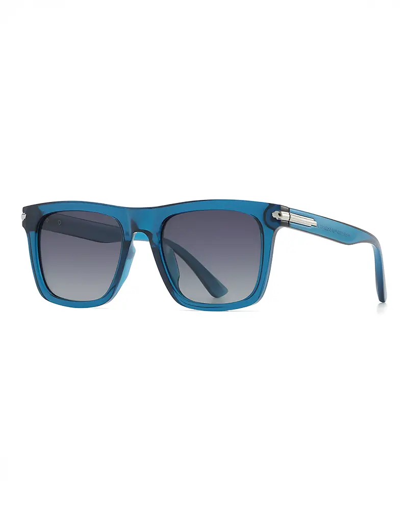 Lentes de sol Trekker unisex con montura cuadrada de TR90